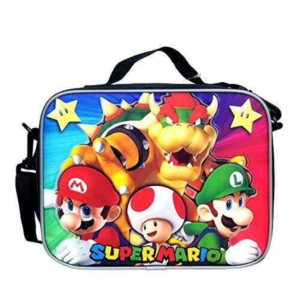 Super Mario Lunch Bag Toad Bowser Luigi Lunch box